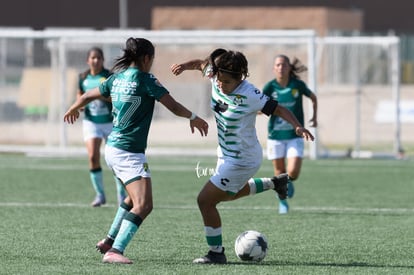 Paulina Peña, Pamela Sánchez | Santos vs Leon J18 C2022 Liga MX