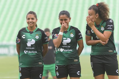 Alejandra Curiel, Brenda León, Brenda López | Santos Laguna vs León femenil J5