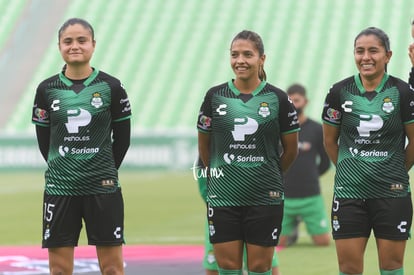 Stephanie Soto, Brenda León, Brenda López | Santos Laguna vs León femenil J5