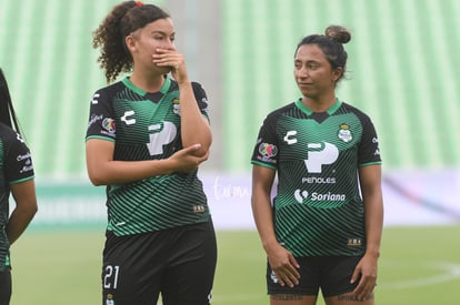 Stephanie Soto, Alejandra Curiel | Santos Laguna vs León femenil J5