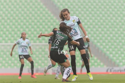 Priscila Padilla, Daniela Calderón | Santos Laguna vs León femenil J5