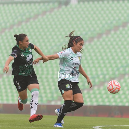 Del gol de Yashira, Lourdes De León, Yashira Barrientos | Santos Laguna vs León femenil J5