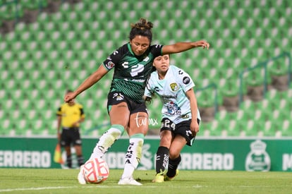 Desarae Félix, Karen Hernández | Santos Laguna vs León femenil J5