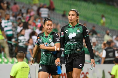 Catherine Calvillo, Ana Peregrina | Santos Laguna vs León femenil J5