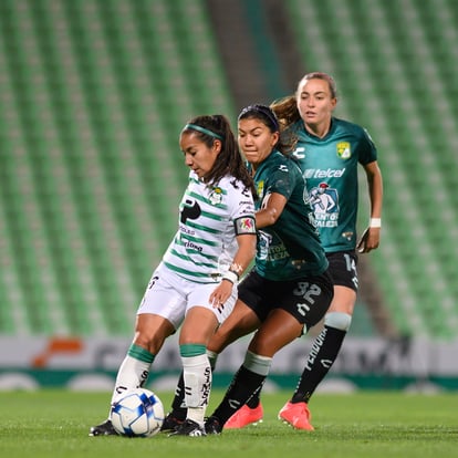 Cinthya Peraza, Selena Castillo | Santos vs Leon J6 C2022 Liga MX femenil