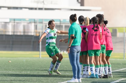 Celebra gol de Britany , Britany Hernández | Santos Laguna vs Mazatlán J5 A2022 Liga MX