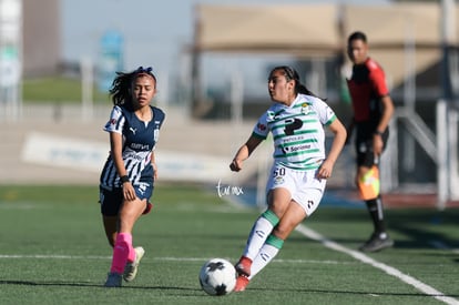 Judith Félix, Devany Aguilar | Santos vs Monterrey J1 C2022 Liga MX