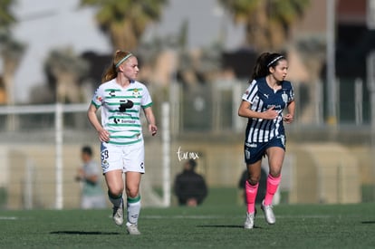 Alexa Ostos, Sara Ortiz | Santos vs Monterrey J1 C2022 Liga MX