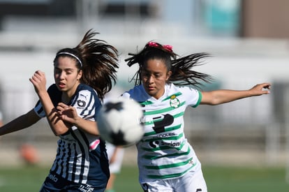 Melany Cazares, Sara Ortiz | Santos vs Monterrey J1 C2022 Liga MX