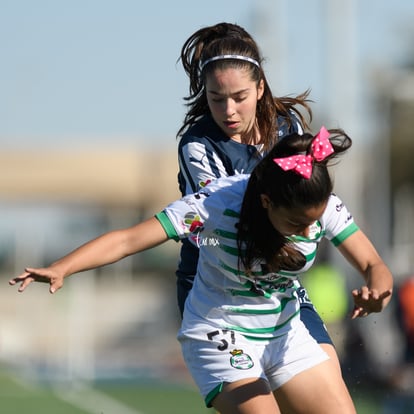 Melany Cazares, Sara Ortiz | Santos vs Monterrey J1 C2022 Liga MX