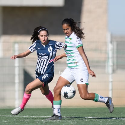 Yessenia Pacheco, Sara Ortiz | Santos vs Monterrey J1 C2022 Liga MX