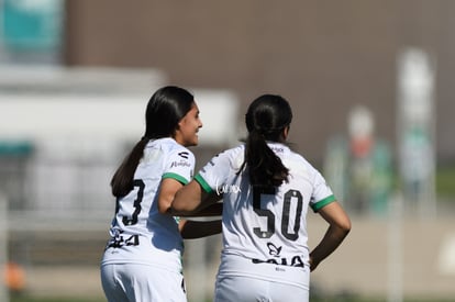 Celebración, gol de Judith Félix, Judith Félix | Santos vs Monterrey J1 C2022 Liga MX