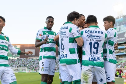 Festejo de gol Brian Lozano | Santos vs Pachuca J12 C2022 Liga MX