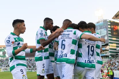 Festejo de gol Brian Lozano | Santos vs Pachuca J12 C2022 Liga MX