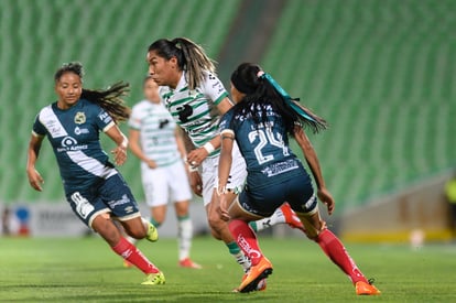 Estela Gómez, Ivonne Najar | Santos vs Puebla J14 A2022 Liga MX femenil