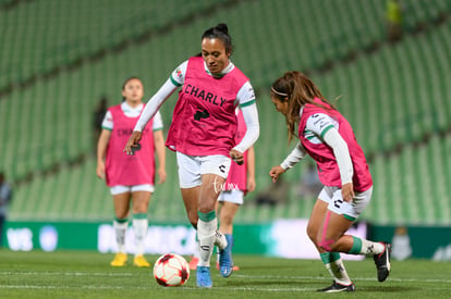 Lizbeth Pérez, Mariela Jiménez | Santos vs Puebla J14 A2022 Liga MX femenil