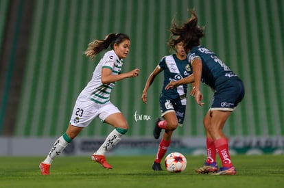 Alexxandra Ramírez, María López | Santos vs Puebla J14 A2022 Liga MX femenil