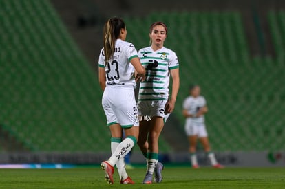 Daniela Delgado, Alexxandra Ramírez | Santos vs Puebla J14 A2022 Liga MX femenil