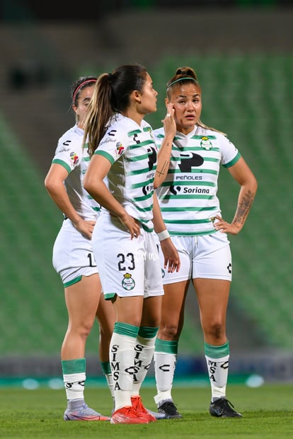 Daniela Delgado, Alexxandra Ramírez, Alexia Villanueva | Santos vs Puebla J14 A2022 Liga MX femenil