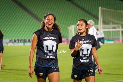 Aerial Chavarin, Yaneisy Rodriguez | Santos Laguna vs Pumas UNAM J7 A2022 Liga MX femenil