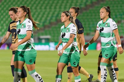 Priscila Padilla, Natalia Miramontes, Sheila Pulido | Santos Laguna vs Pumas UNAM J7 A2022 Liga MX femenil