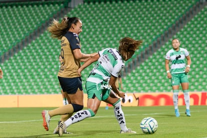 Dinora Garza, Brenda López | Santos Laguna vs Pumas UNAM J7 A2022 Liga MX femenil