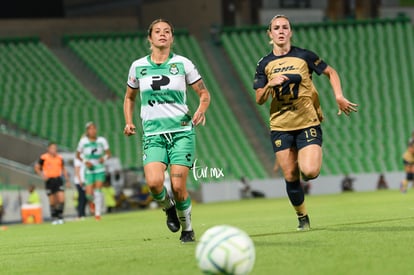 Sheila Pulido, Chandra Eigenberger | Santos Laguna vs Pumas UNAM J7 A2022 Liga MX femenil