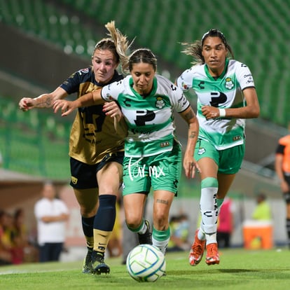 Sheila Pulido, Chandra Eigenberger | Santos Laguna vs Pumas UNAM J7 A2022 Liga MX femenil