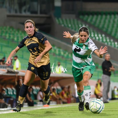 Sheila Pulido, Chandra Eigenberger | Santos Laguna vs Pumas UNAM J7 A2022 Liga MX femenil