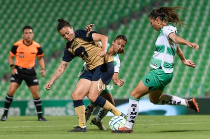 Priscila Padilla, Stephanie Ribeiro, Brenda López | Santos Laguna vs Pumas UNAM J7 A2022 Liga MX femenil