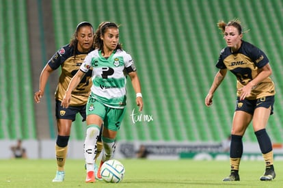 Chandra Eigenberger, Cinthya Peraza | Santos Laguna vs Pumas UNAM J7 A2022 Liga MX femenil