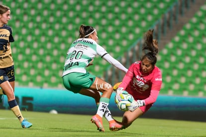 Lia Romero, Miriam Aguirre | Santos Laguna vs Pumas UNAM J7 A2022 Liga MX femenil