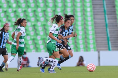 Daniela Delgado, Barbrha Figueroa | Santos Laguna vs Querétaro J1 A2022 Liga MX femenil