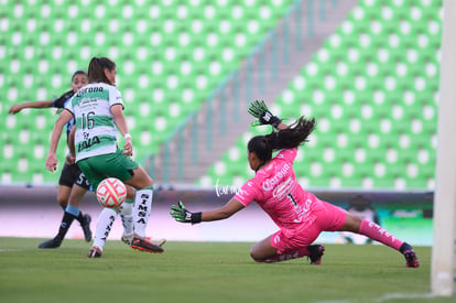 Hannia De Ávila, Priscila Padilla | Santos Laguna vs Querétaro J1 A2022 Liga MX femenil