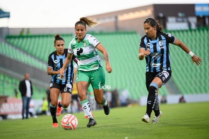 Alexia Villanueva, Alondra Camargo | Santos Laguna vs Querétaro J1 A2022 Liga MX femenil