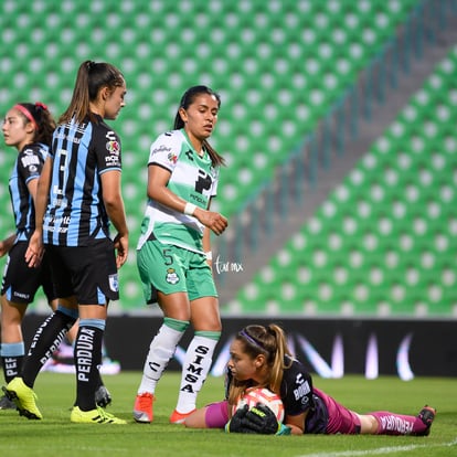 Brenda León, Karen Gómez | Santos Laguna vs Querétaro J1 A2022 Liga MX femenil