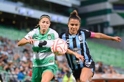 Lia Romero, Valeria Miranda | Santos Laguna vs Querétaro J1 A2022 Liga MX femenil