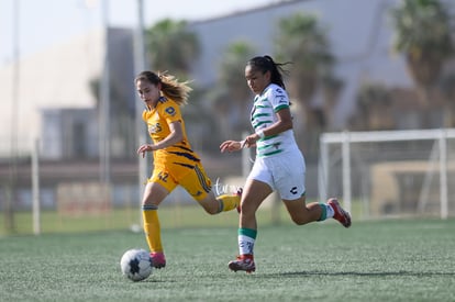 Celeste Guevara, Ana Garza | Santos vs Tigres J16 C2022 Liga MX