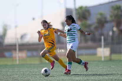 Celeste Guevara, Ana Garza | Santos vs Tigres J16 C2022 Liga MX