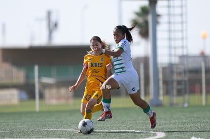 Celeste Guevara, Ana Garza | Santos vs Tigres J16 C2022 Liga MX