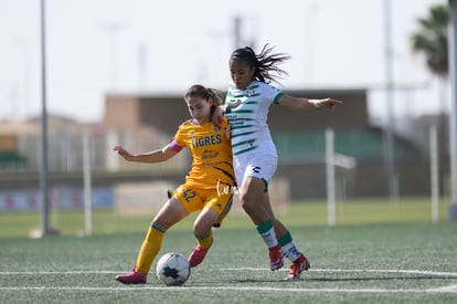 Celeste Guevara, Ana Garza | Santos vs Tigres J16 C2022 Liga MX