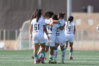 festejo de gol, Paulina Peña | Santos vs Tigres J16 C2022 Liga MX