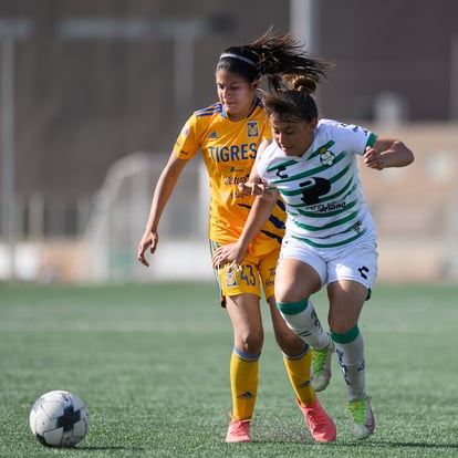 Britany Hernández, Andrea Cázares | Santos vs Tigres J16 C2022 Liga MX