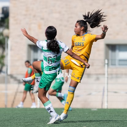 Deiry Ramírez, Nadia Jiménez | Santos Laguna vs Tigres femenil sub 18 J8