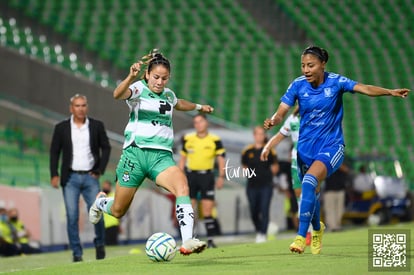 Katia Estrada, Nancy Antonio | Santos Laguna vs Tigres J9 A2022 Liga MX femenil