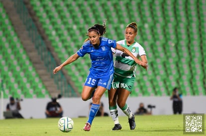 Alexia Villanueva, Cristina Ferral | Santos Laguna vs Tigres J9 A2022 Liga MX femenil