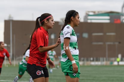 Ailin Serna, Yessica Guerrero | Santos Laguna vs Tijuana femenil J18 A2022 Liga MX