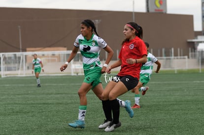 Ailin Serna, Yessica Guerrero | Santos Laguna vs Tijuana femenil J18 A2022 Liga MX