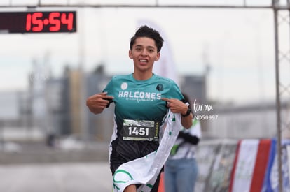 Jared Serrano Rivera, campeón 5K | Carrera 5K Halcones UAL