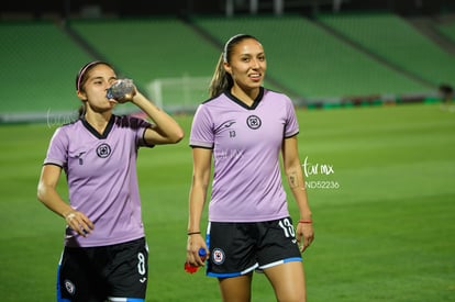 Daniela Monroy, Dalia Molina | Santos  Laguna vs Cruz Azul Liga MX Femenil J15